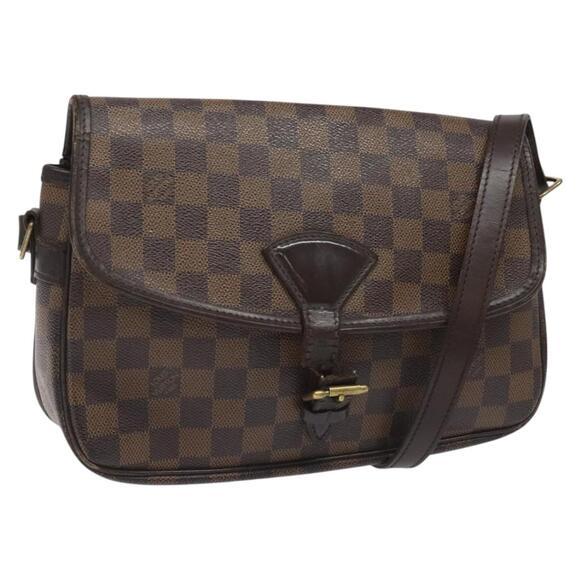 LOUIS VUITTON Damier Ebene Sologne Shoulder Bag Spo N48079 - Picture 1 of 16